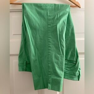 Talbots Perfect Crop Pants in Green
